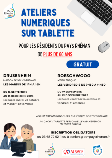 Afiche ateliers TABLETTE Afiche ateliers TABLETTE