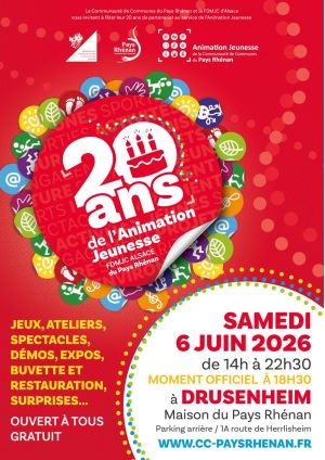 Affiche 20 ans AJ Pays Rh&eacute;nan - V2